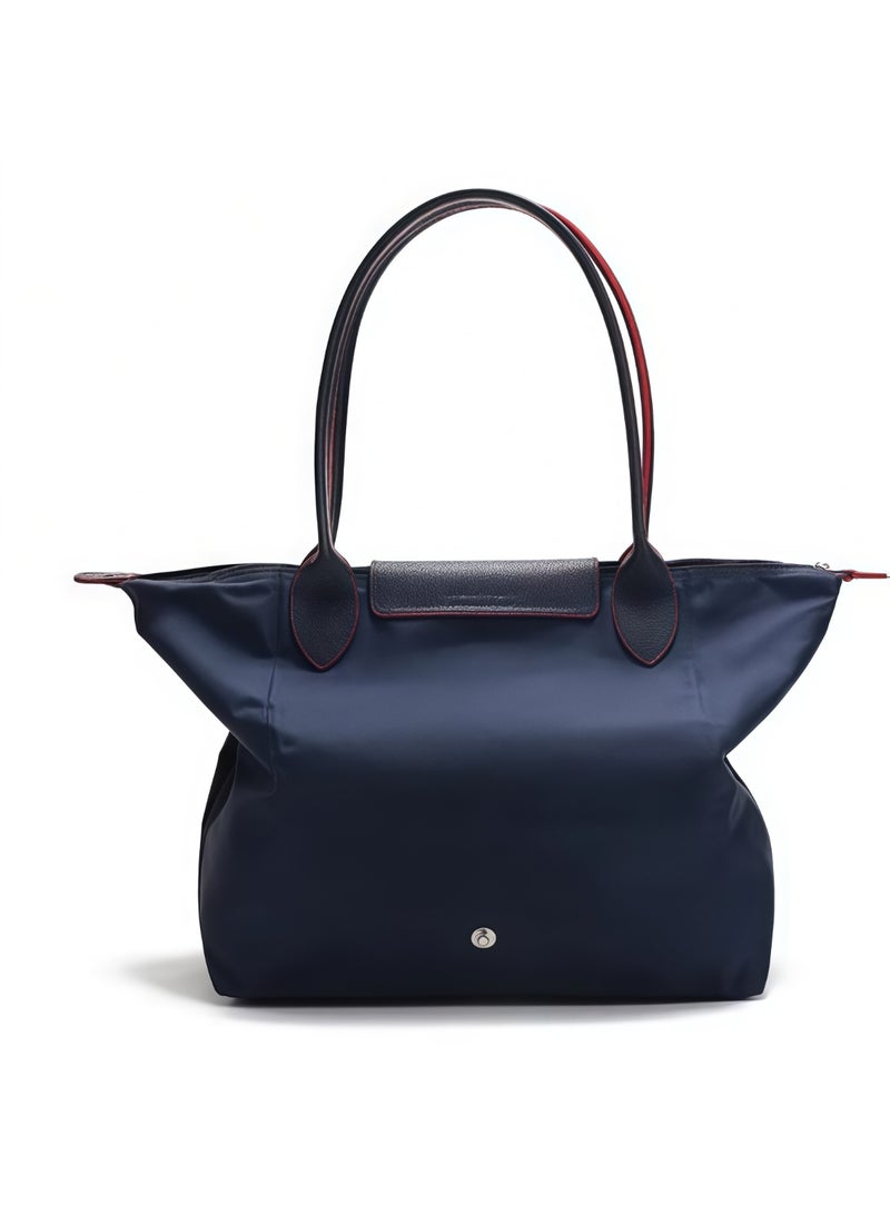 Longchamp Le Pliage Large Shoulder Strap Women's 70th Anniversary Fashionable and Versatile Large Cosmetic Bag, Handbag, Shoulder Bag - Image 3